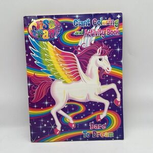 Lisa Frank Giant Coloring & Activity Book Dare to Dream Unicorn Not Used 2014